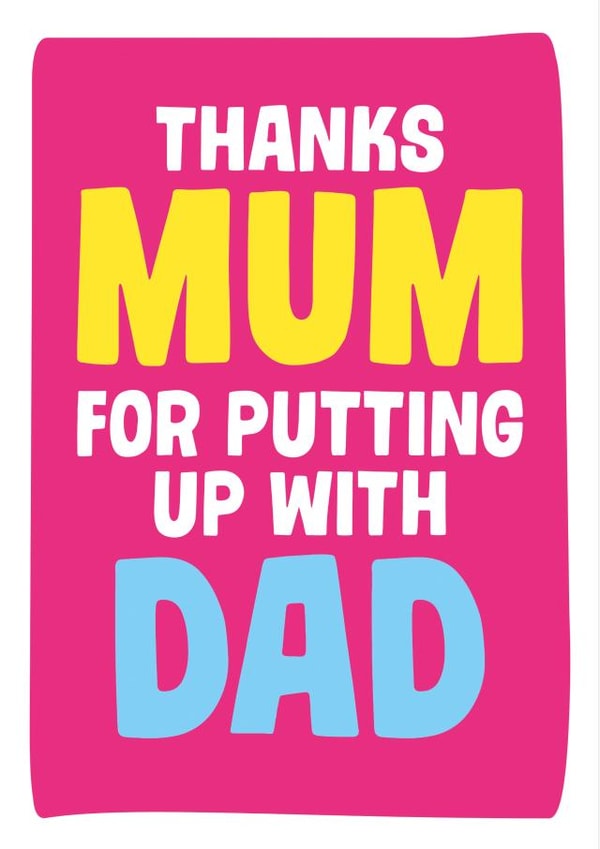 thanks mum Mothers Day Card 25791 created by Dean Morris Cards