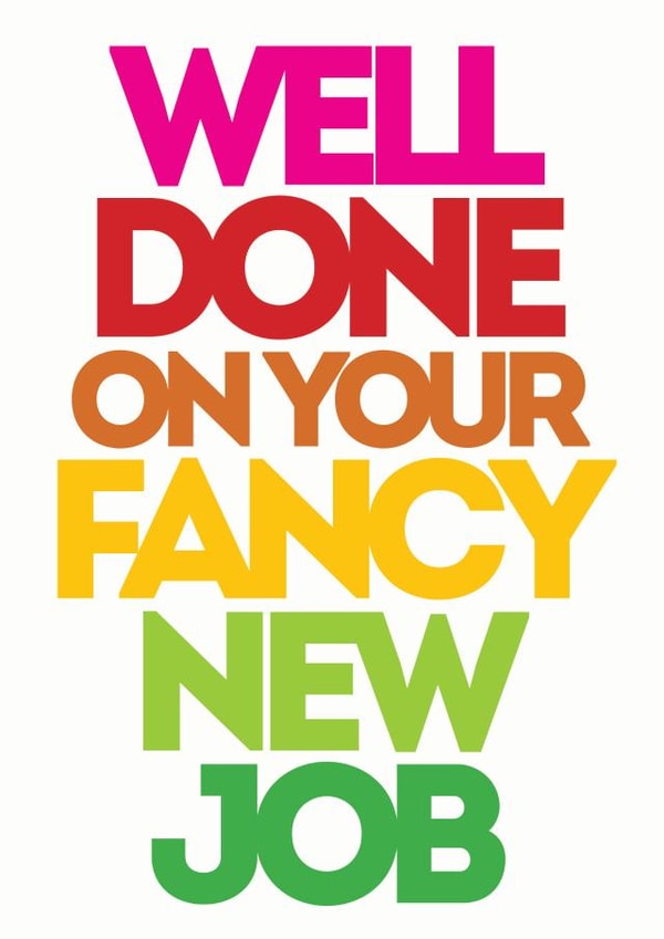 well done New Job Card 5614 created by Lizzie O'Grady