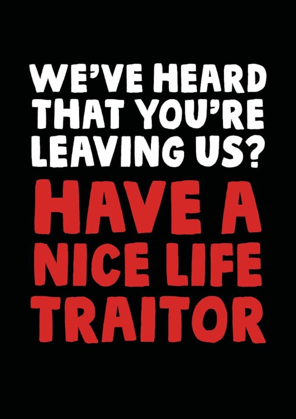 Leaving nice New Job Card 13207 created by Studio Doodles