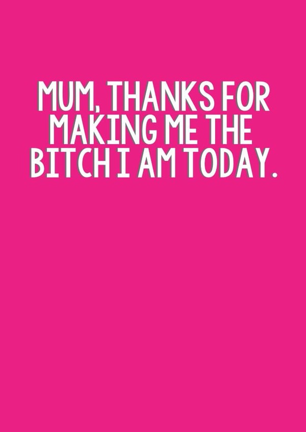 mum thanks Mothers Day Card 12949 created by Pink + Pip
