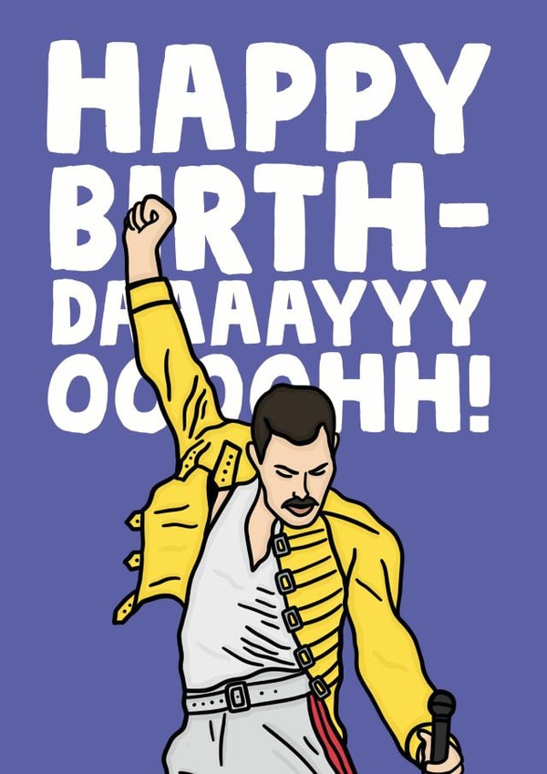 oooh queen Birthday Card 13221 created by Studio Doodles