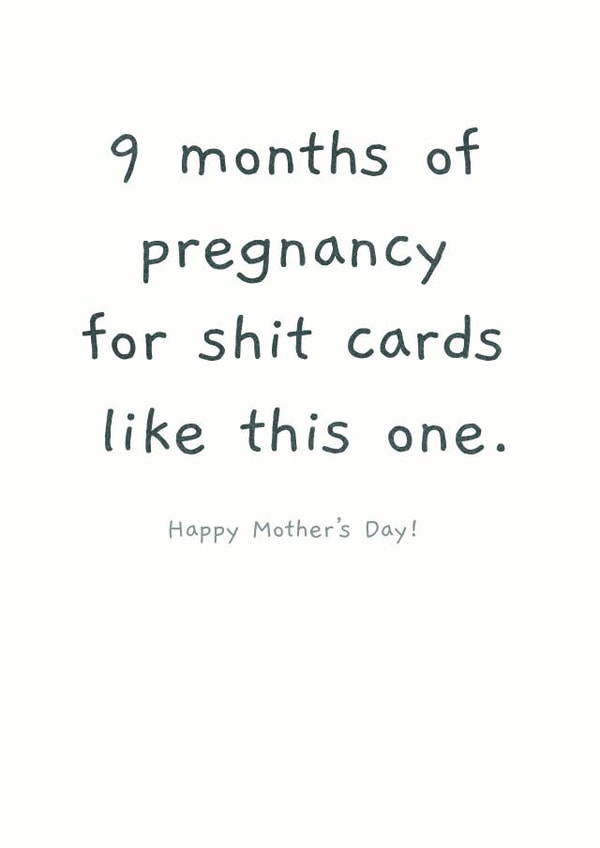 moths pregnancy Mothers Day Card 14468 created by Picardso