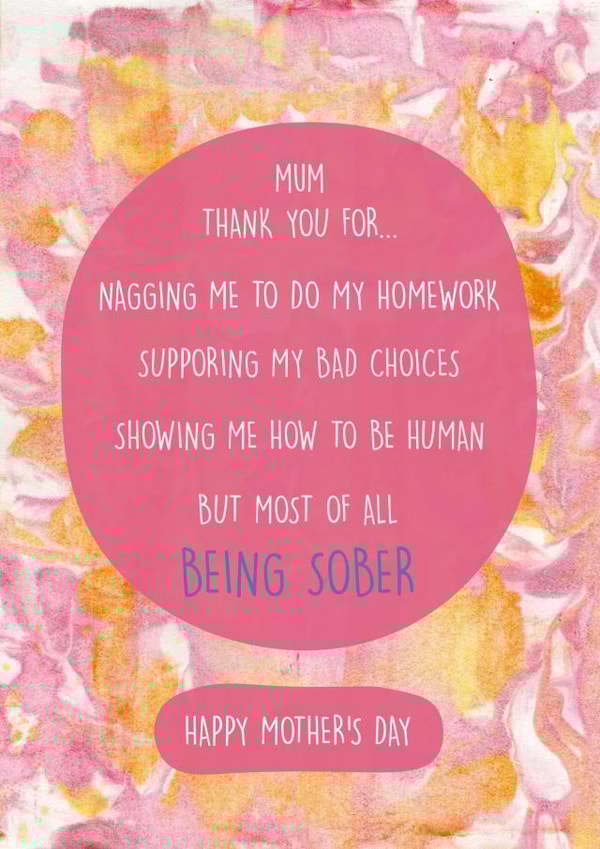 nagging me Mothers Day Card 37528 created by We Are In Good Company