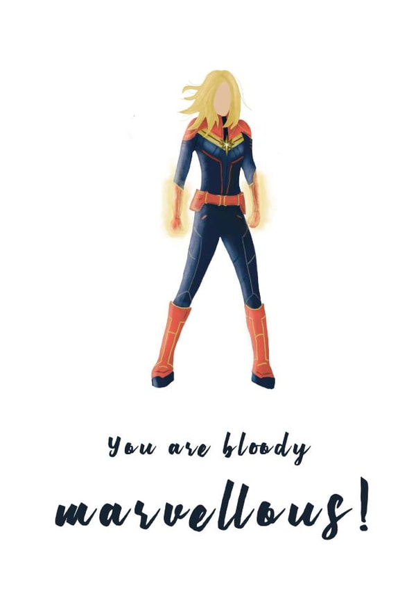 captain marvel Card 29927 created by Lou La La