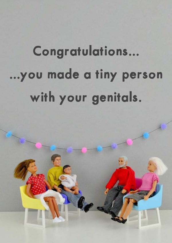 congrats made New Baby Card 11493 created by Bold & Bright Cards