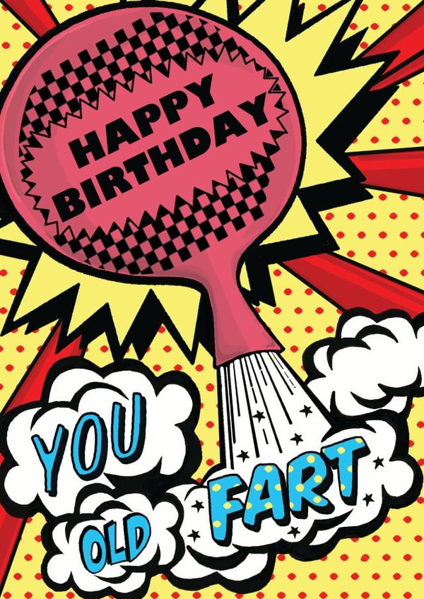 dad old Birthday Card 5758 created by Simon Paulson