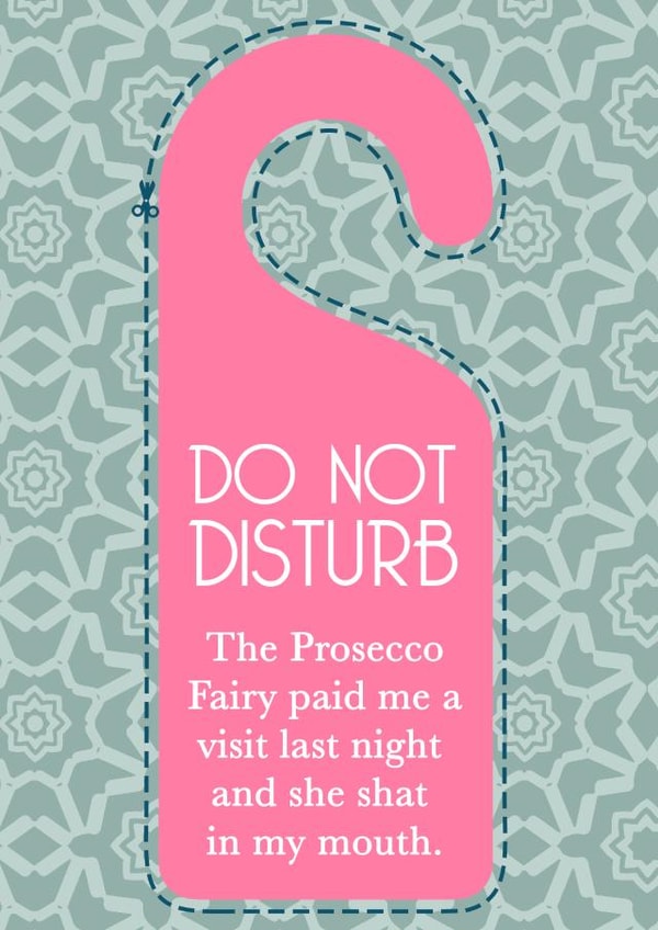 birthday prosecco Card 39002 created by Dotted Line Designs