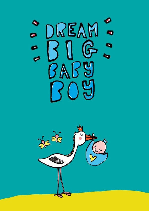 dream big New Baby Card 14928 created by Alice Palace