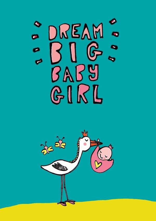 dream big New Baby Card 14929 created by Alice Palace