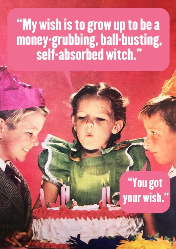 birthday woman Card 38385 created by Empty Roll Cards