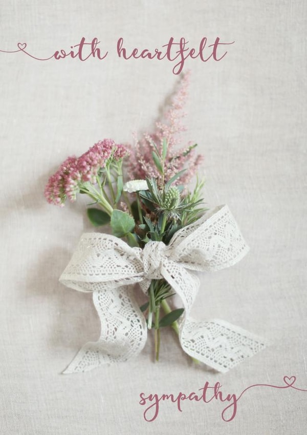 with heartfelt Sympathy Card 8360 created by Love Lila Photography