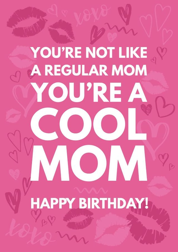 regular mom Birthday Card 9249 created by Tiger Feet Creations