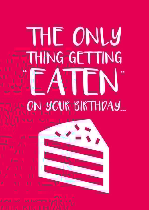 only thing Birthday Card 4112 created by Cookie Design