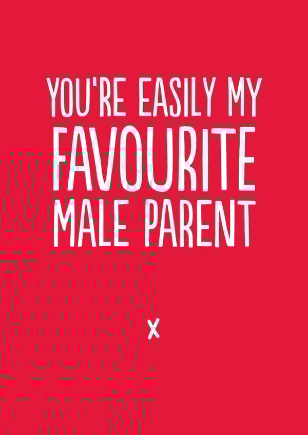 youre easily Father's Day Card 14115 created by The Buddy Fernandez Card Co.