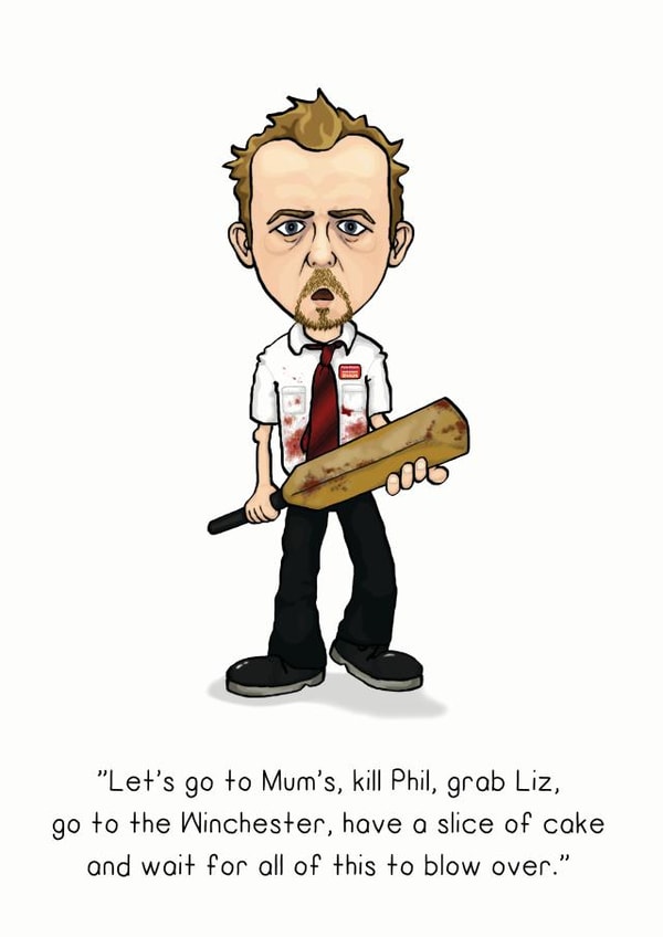 Zombie Cake Birthday Card 12904 created by Rubber John