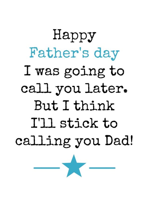 dad joke Father's Day Card 25525 created by Doodle Dot Design Co