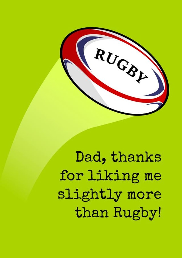 Dad thanks Father's Day Card 2654 created by Doodle Dot Design Co