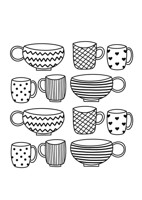 Mugs tea Card 22563 created by Stephanie Nicholson