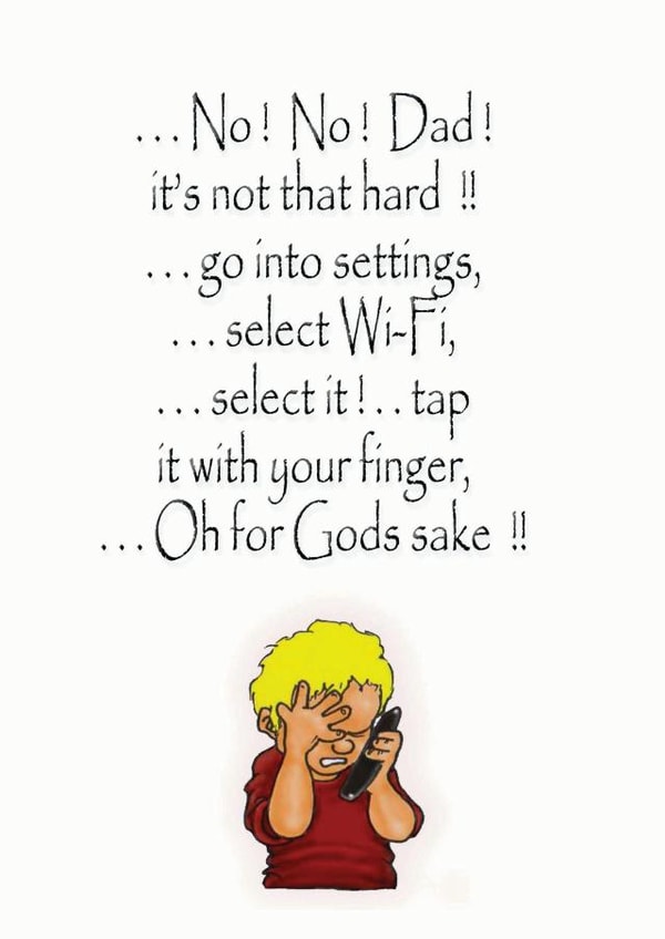 no dad Father's Day Card 9129 created by David Stringer ( STRINGS )