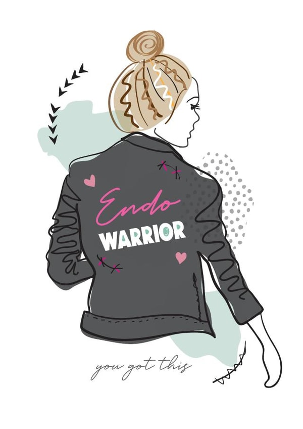 endometriosis endo Get Well Card 15162 created by Mad Philomena