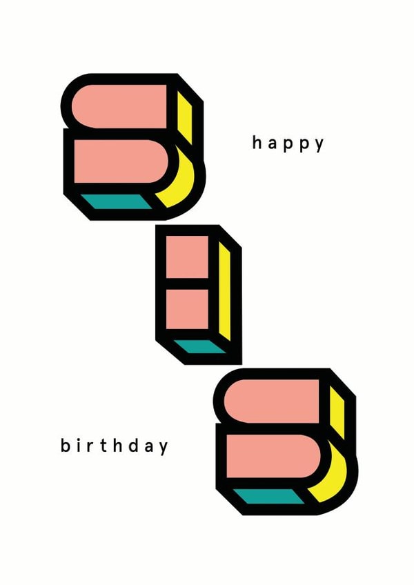 sister adult Birthday Card 14872 created by LS20 Letterpress Studio