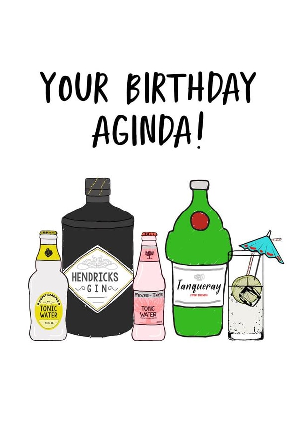 humour birthday Birthday Card 8930 created by Of Life & Lemons Ltd.