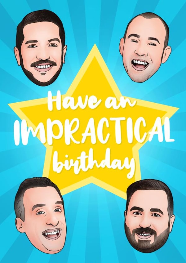 impractical jokers Birthday Card 10066 created by Hey Huns It's Nicole