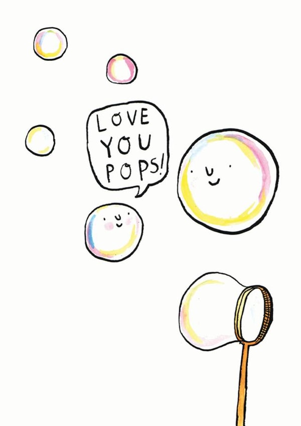love pops Father's Day Card 5537 created by Jelly Armchair