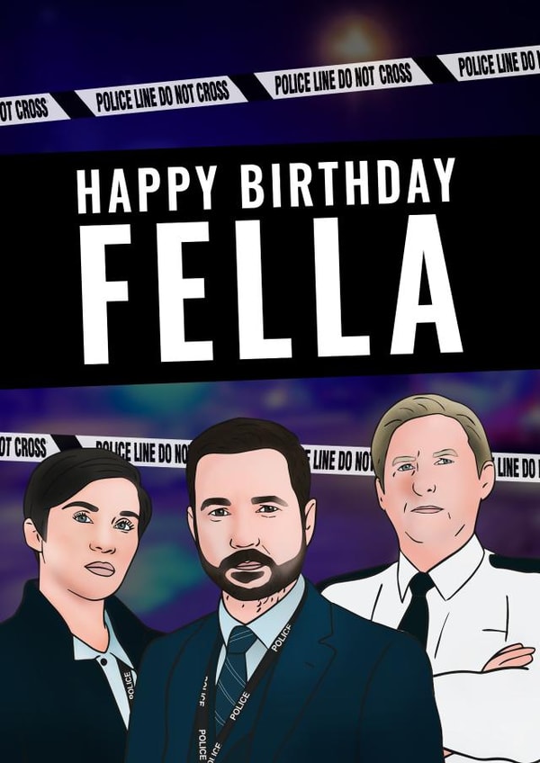 Line of Duty Birthday card created by Hey Huns It's Nicole