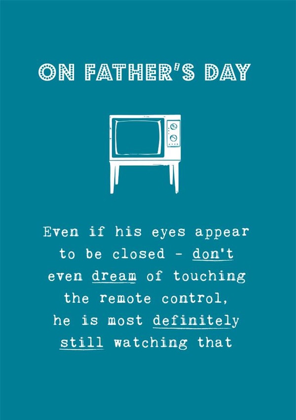Funny Father's Day Card created by Coulson Macleod