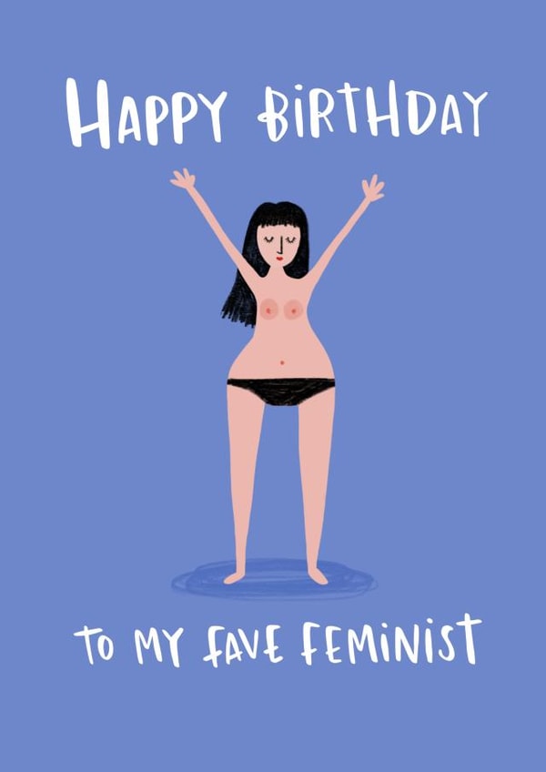 feminism feminist Birthday Card 6248 created by Lucy Maggie Designs