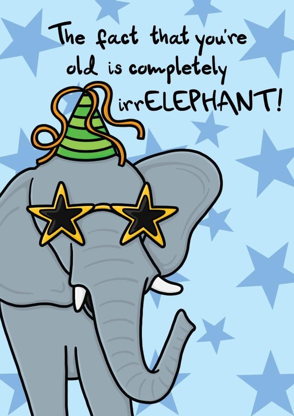 fact old Birthday Card 14078 created by OhJaye