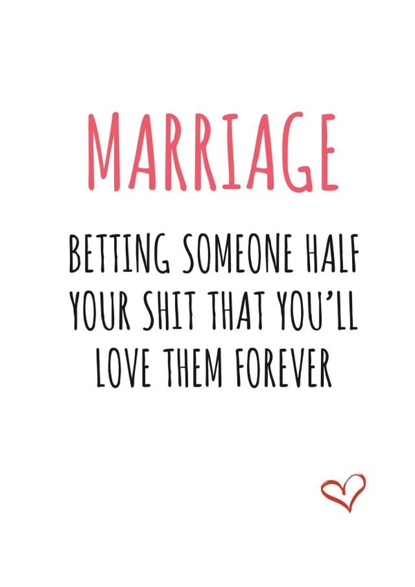Marriage bet - rude created by Banter King