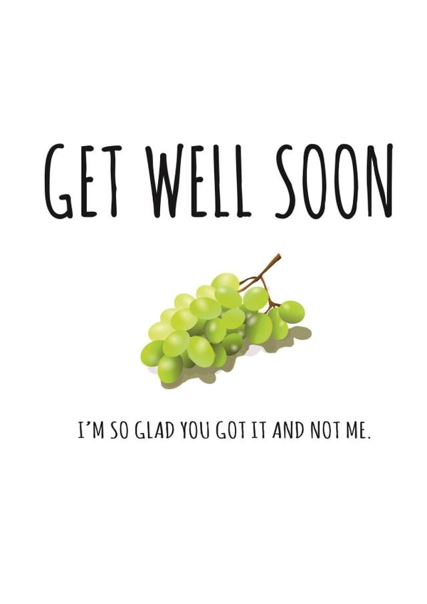 soon funny Get Well Card 12247 created by Banter King