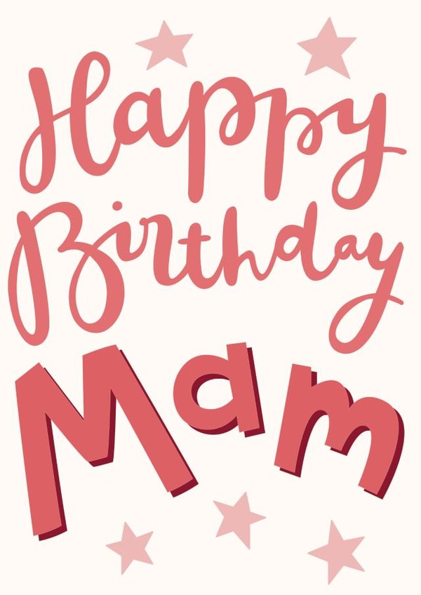 Happy Birthday Mam Geordie Card created by Sweetpea Print Design