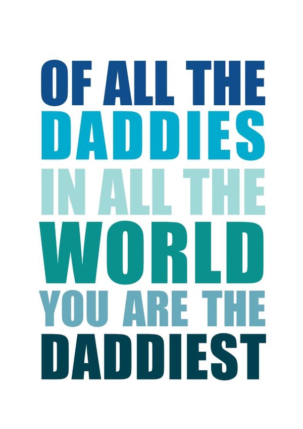 From the kids daddy Father's Day Card 31317 created by Russet and Gray