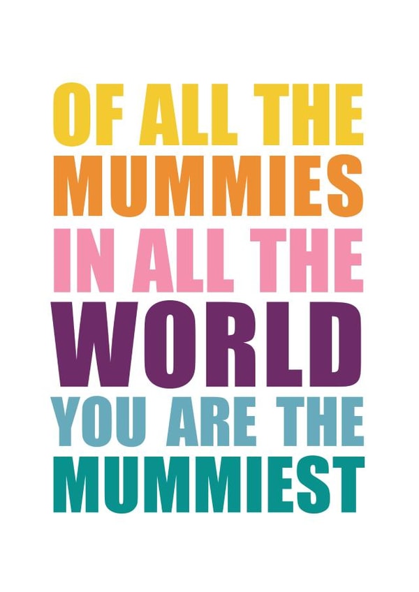 mum mummies Mothers Day Card 31318 created by Russet and Gray