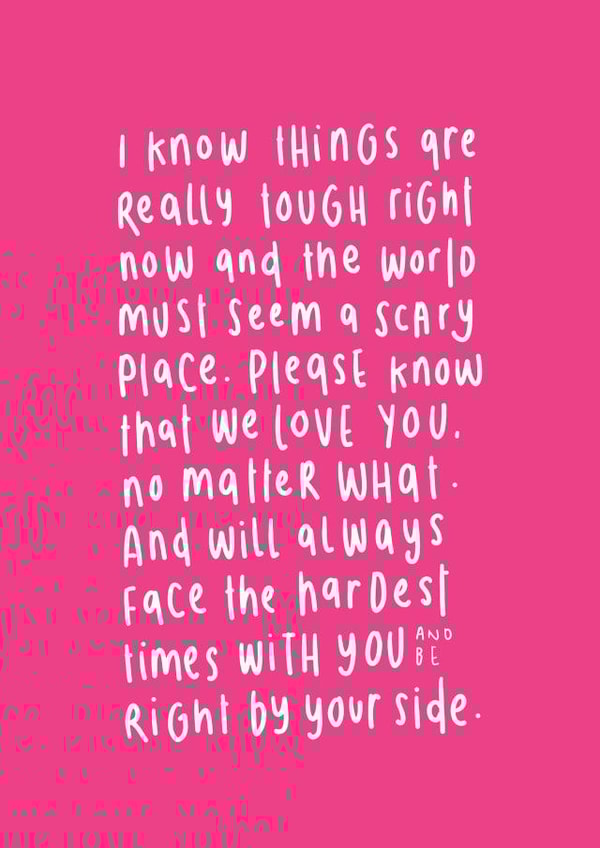 know things Thinking of you Card 13868 created by Mellow Doodles