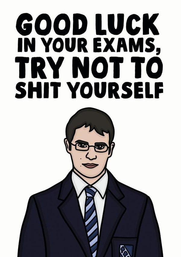 exam try Good Luck Card 13246 created by Studio Doodles