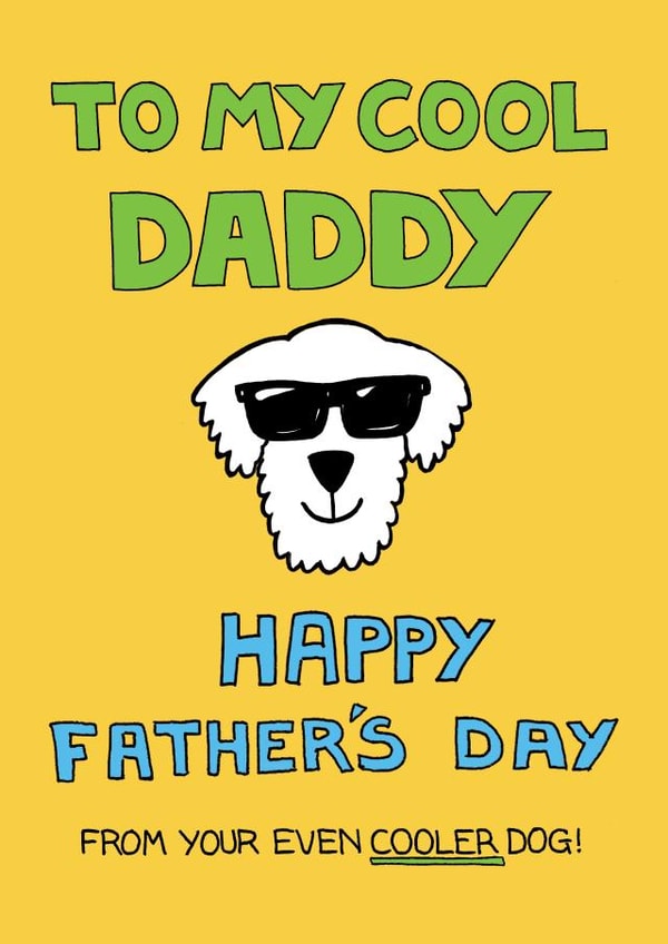 cool happy Father's Day Card 1924 created by Off The Leash Cartoons by Rupert Fawcett