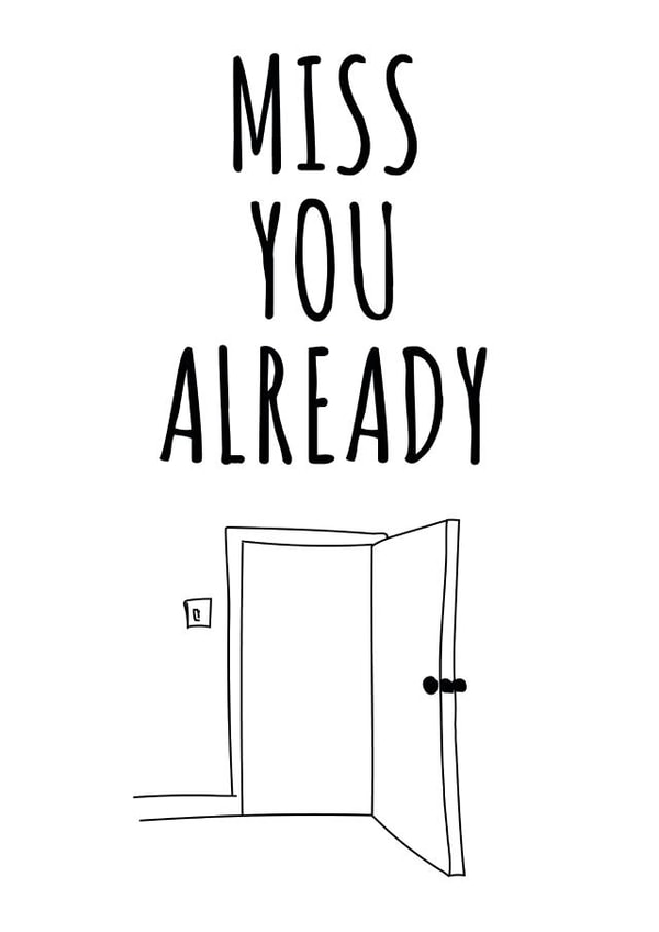 Miss You Already card created by Lazy Mice