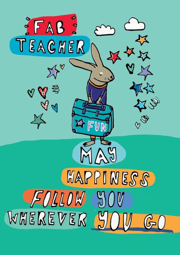 fab teacher Thank You Card 14932 created by Alice Palace