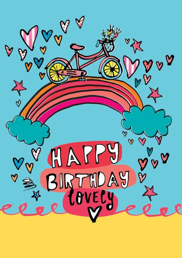happy bike Birthday Card 14934 created by Alice Palace
