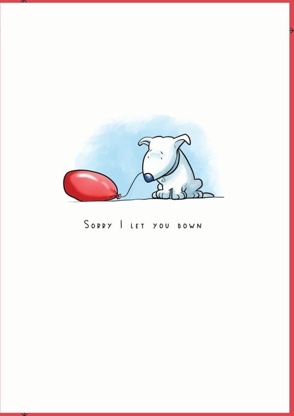 sorry let Sorry Card 39458 created by Bill Houston