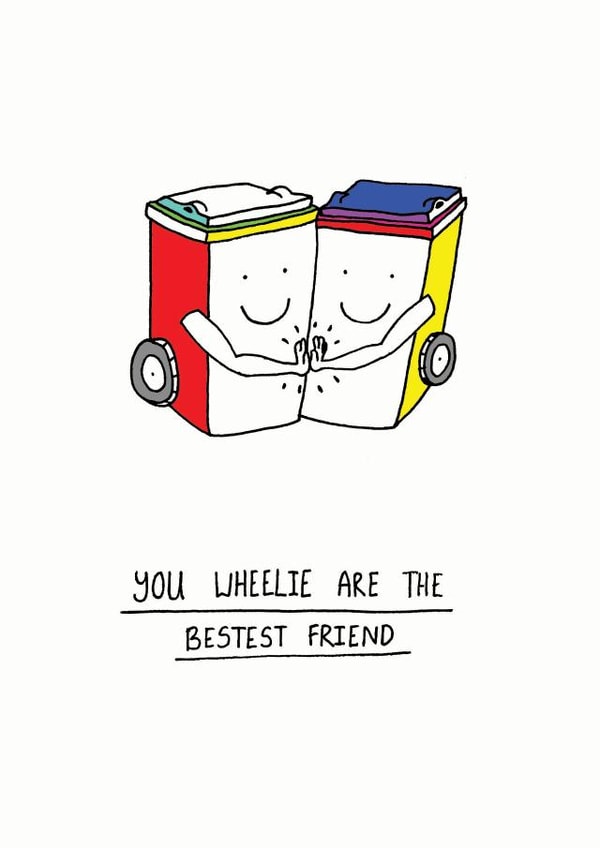 you wheelie Birthday Card 24182 created by The Baldy Egg