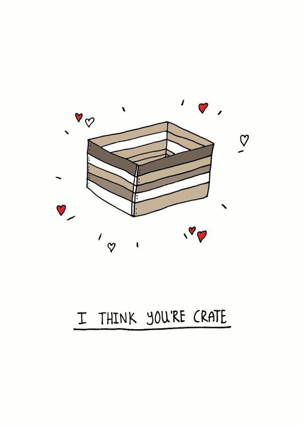 think youre Anniversary Card 24183 created by The Baldy Egg