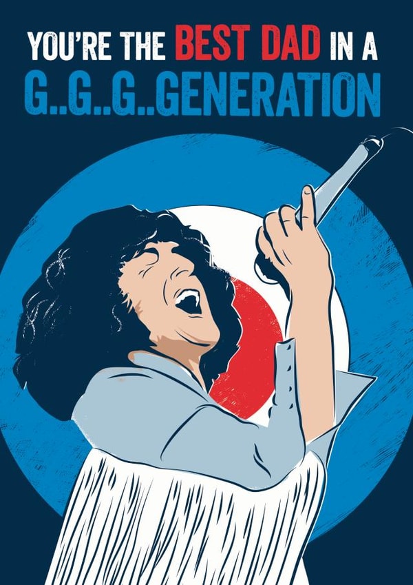 Best Dad in a Generation created by Jon Hall Design