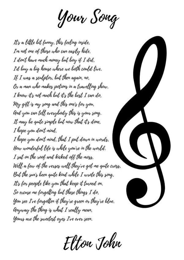 Song Love Card 28641 created by Rosalynd Nic Aodh