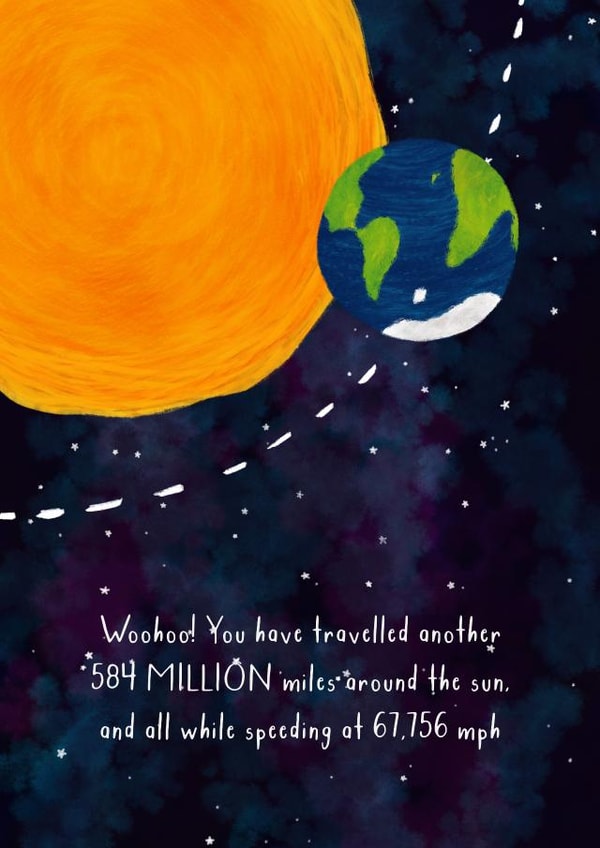 birthday sun Birthday Card 32891 created by Newton and the Apple