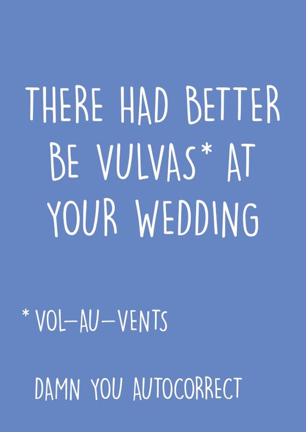 Rude - funny - Blue *vol-au-vents created by Pack a Punch Designs